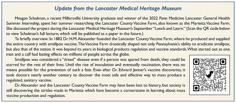 Marietta Vaccine, Lancaster Vaccine Farm